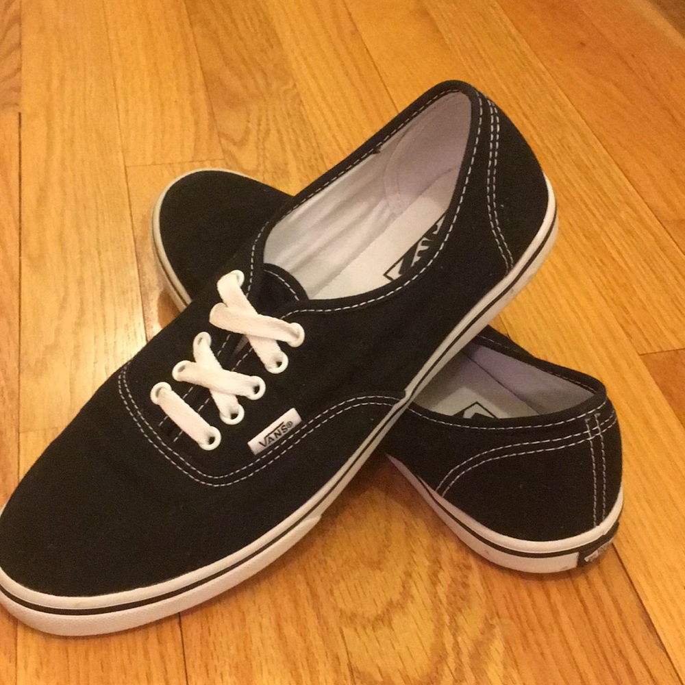 Black slip on vans